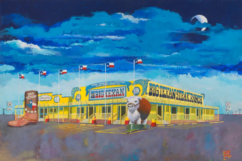 roy's motel bungalows fine art prints