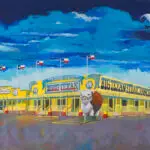 roy's motel bungalows fine art prints