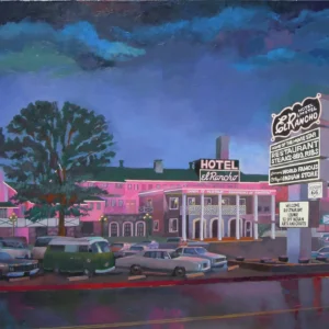 roy's motel bungalows fine art prints