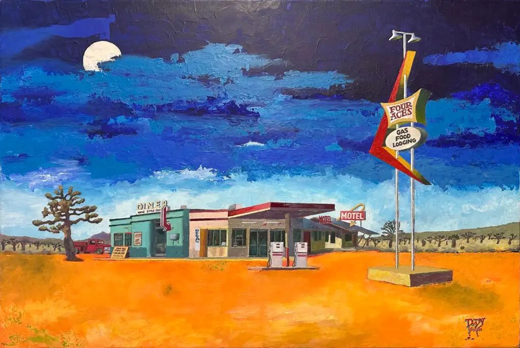roy's motel bungalows fine art prints