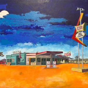 roy's motel bungalows fine art prints