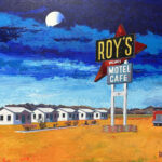 roy's motel bungalows fine art prints