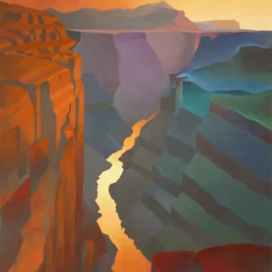 30" x 40" toroweap overlook fine art canvas print.