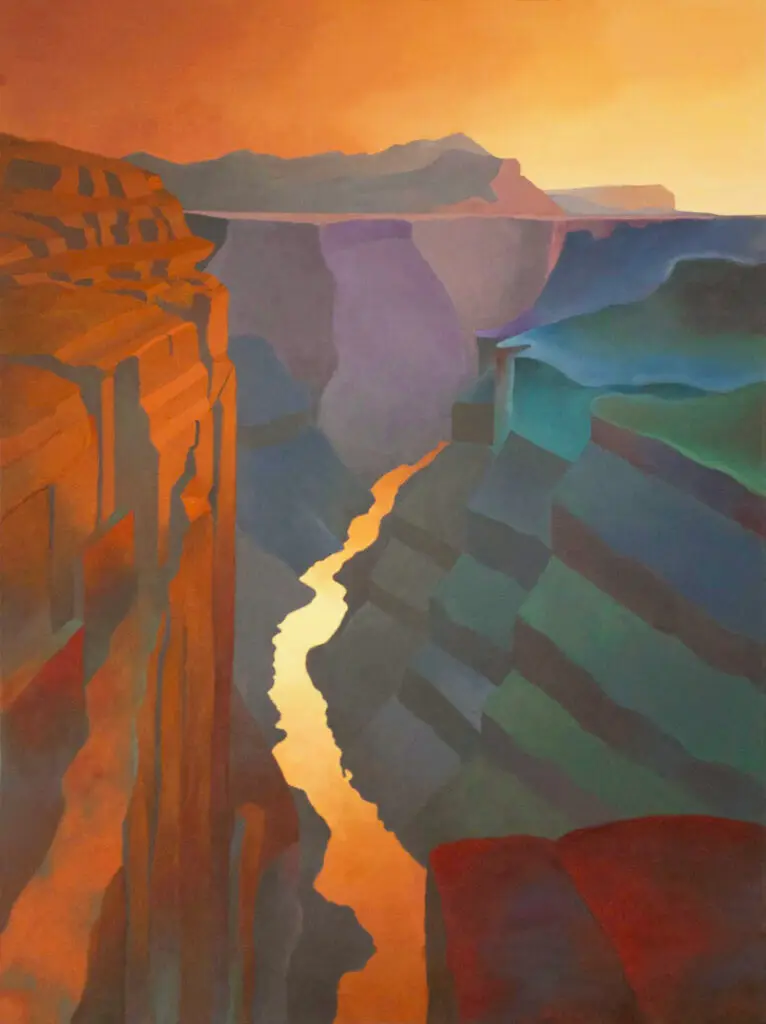 30" x 40" toroweap overlook fine art canvas print.