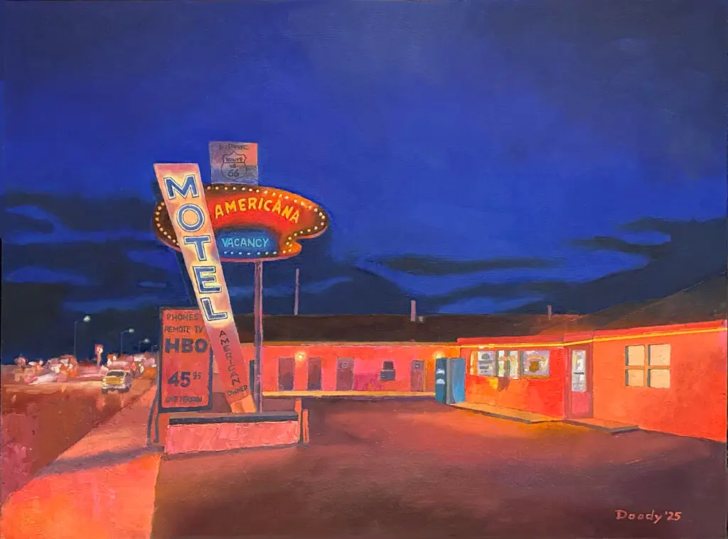 roy's motel bungalows fine art prints