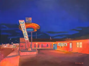 roy's motel bungalows fine art prints
