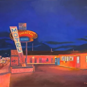 roy's motel bungalows fine art prints